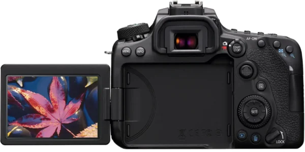 Canon - EOS 90D DSLR Camera with EF-S 18-135mm Lens - Black - Image 3