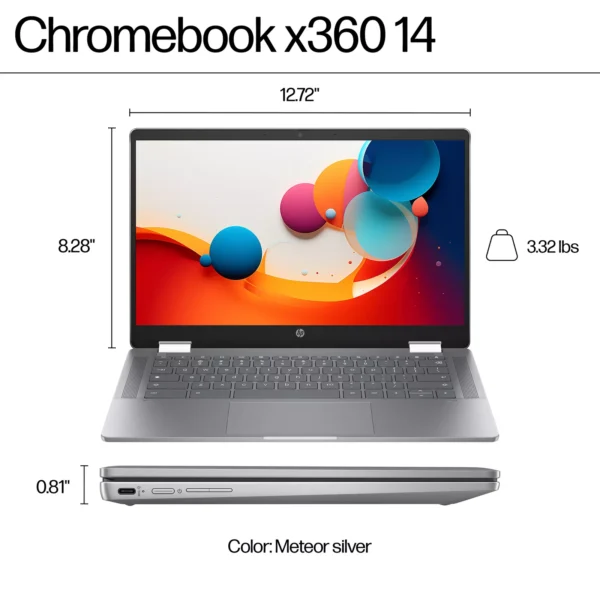 HP Chromebook Laptop Computer 14" FHD Touch Screen Intel Core i3 8 GB memory - Image 2