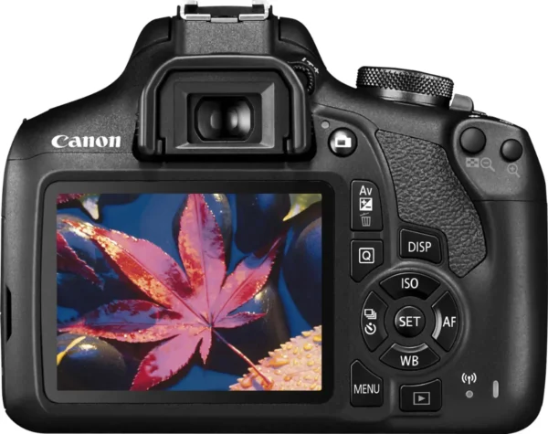 Canon - EOS Rebel T7 DSLR Video Two Lens Kit with EF-S 18-55mm and EF 75-300mm Lenses - Black - Image 3