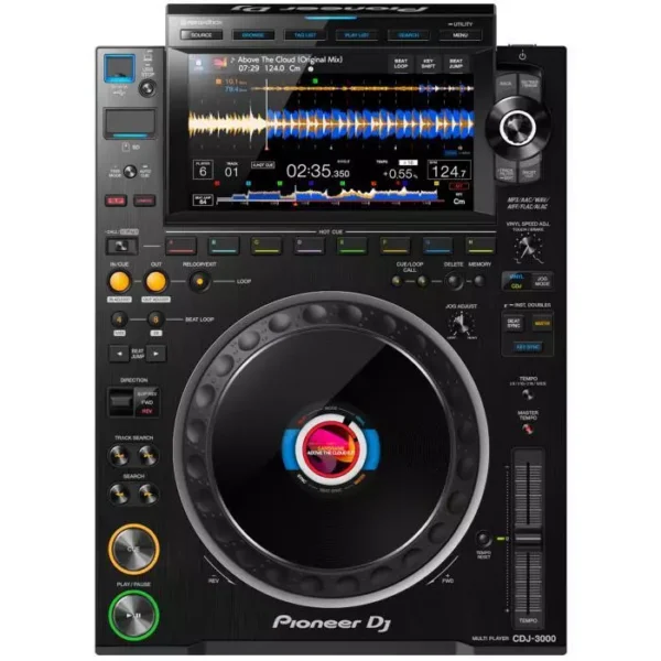 Pioneer DJ CDJ-3000 Multiplayer Black Professional Model