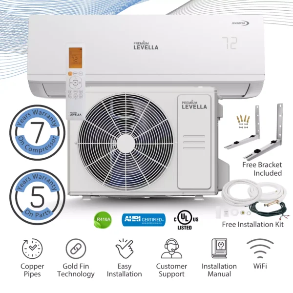 36000 BTU Air Conditioner Mini Split 18.0 SEER2 INVERTER AC Ductless Heat Pump - Image 2