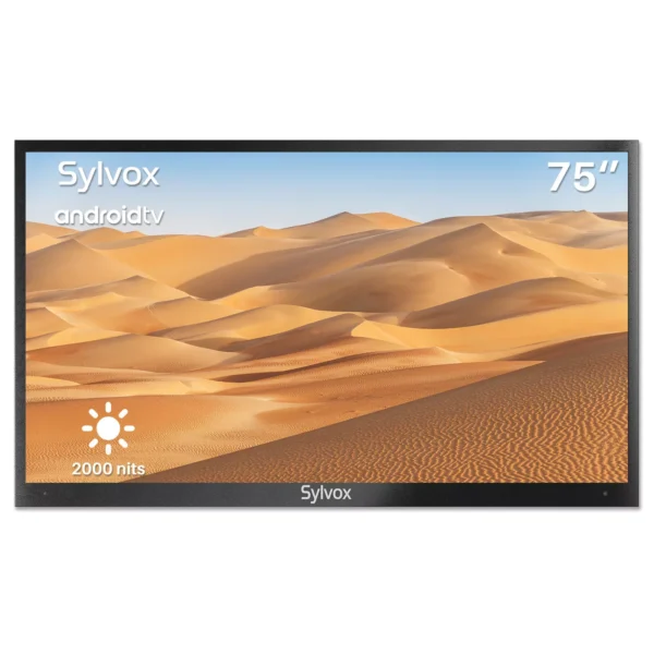 75" UHD 4K LED Smart Outdoor TV 2000nits IP55 Waterproof Android TV Pool Pro - Image 5