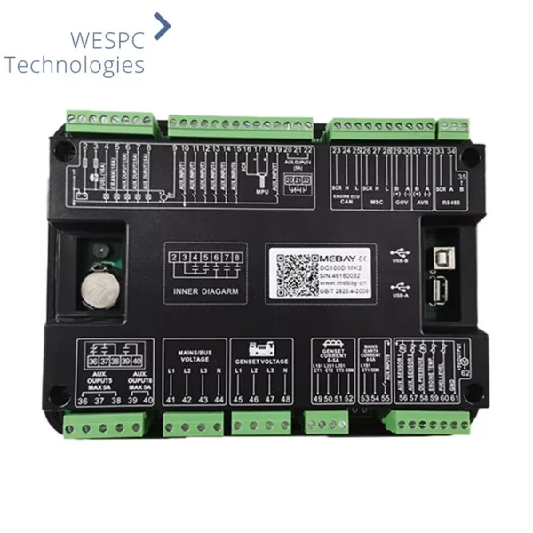 Engine Control Board CAN Mebay DC100D Original Genset Parallel Controller - Image 3