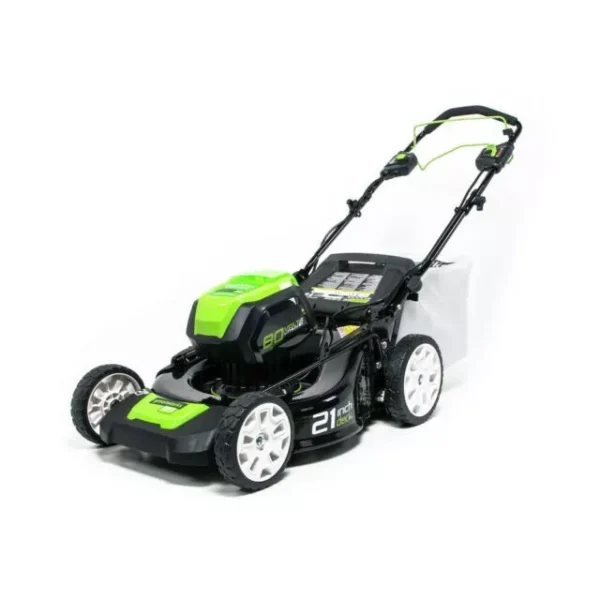 Greenworks Pro 21-Inch 80V Self-Propelled Cordless Lawn Mower, Tool-~ New In Box