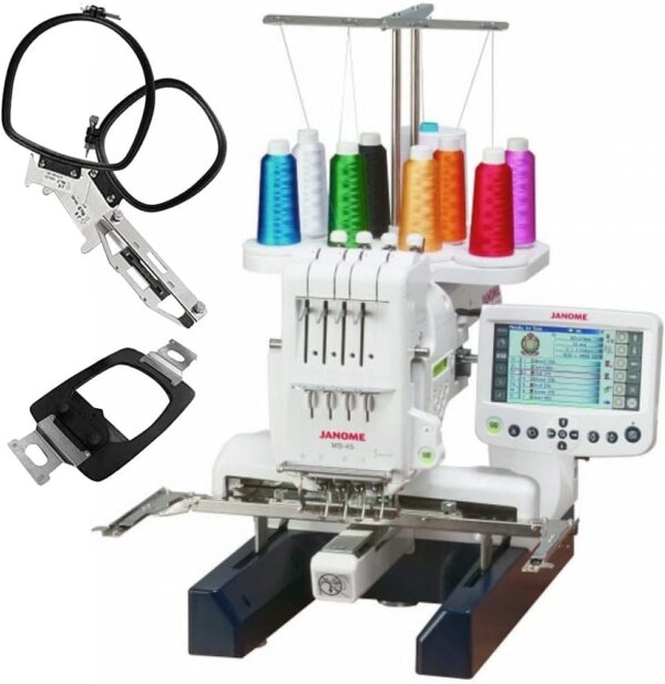 Janome MB-4S Four-Needle Embroidery Machine with Included Hat Hoop - Image 5