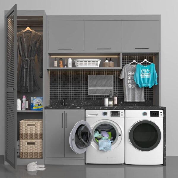 27" Front Load X-Large 4.5 Cu. Ft Machine with Quiet Inverter Motor, Steam and Water Plus Functions, 20-Minute Quick - Image 5