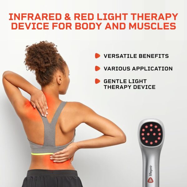 Lifepro Infrared & Red Light Therapy Device for Joints & Muscles Pain Relief - Image 4