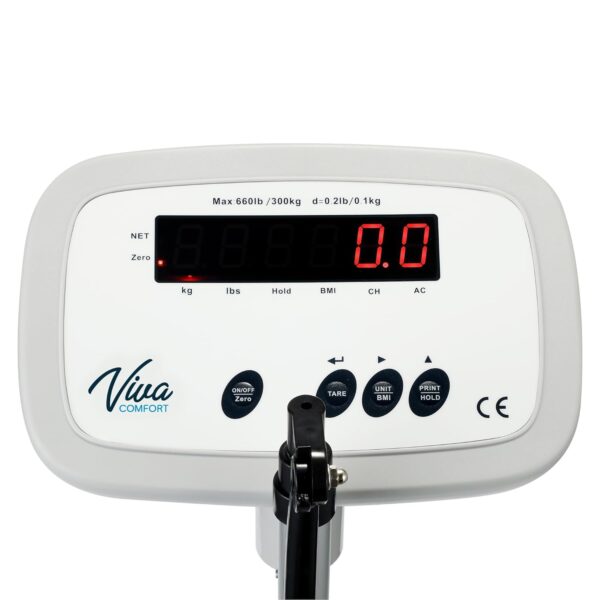 VivaComfort Digital Medical Scale for Body Weight, Digital Medical Grade Doctor Scale, Professional Height and Weight Physician Scale - Image 3