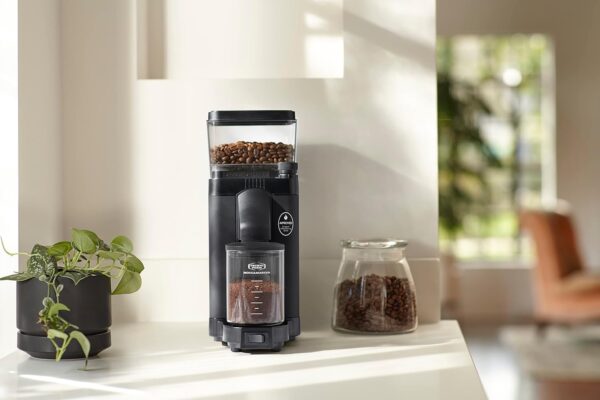 Moccamaster 49541 KM5 Burr Coffee Grinder, Steel, Matt Black - Image 4