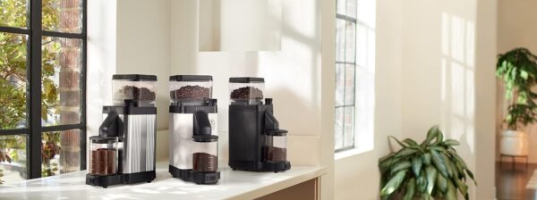 Moccamaster 49541 KM5 Burr Coffee Grinder, Steel, Matt Black - Image 3