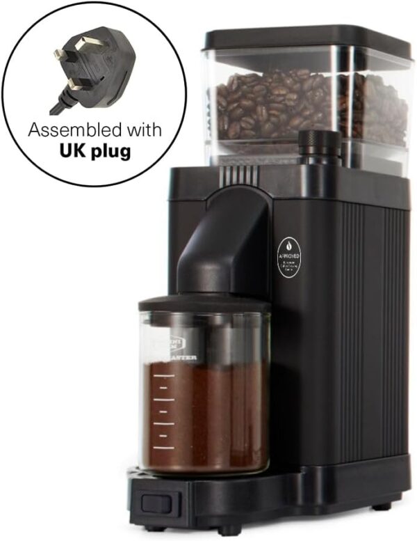 Moccamaster 49541 KM5 Burr Coffee Grinder, Steel, Matt Black