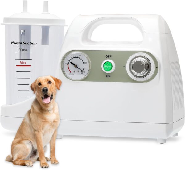 1000ML Portable Veterinary Suction Machine for Home Use 110V Vacuum Device