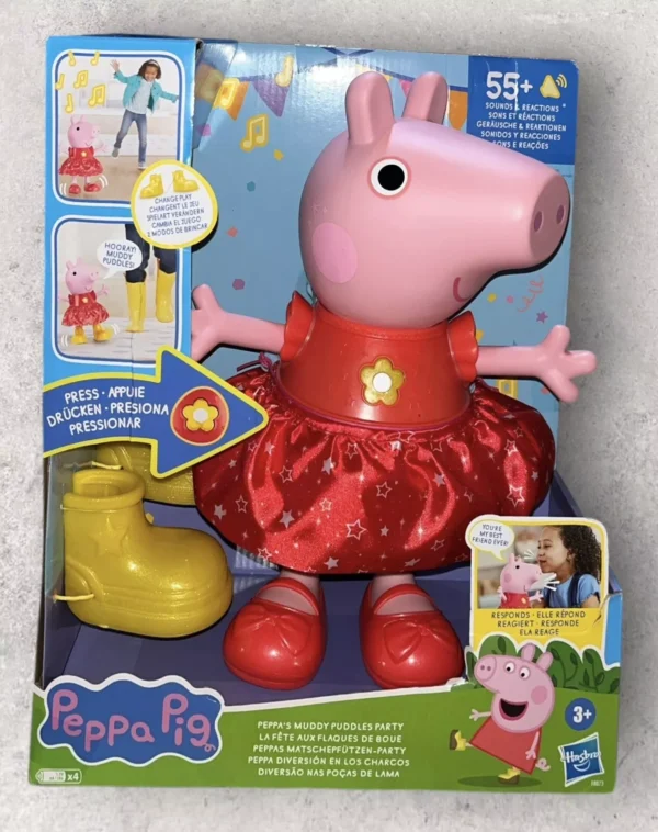 Peppa Pig Peppa’s Muddy Puddles Party Singing and Dancing Doll