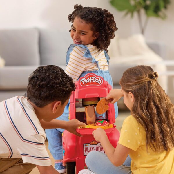 Play-Doh Pizza Delivery Scooter Playset, Non-Toxic Modelling Compound Set - Image 5