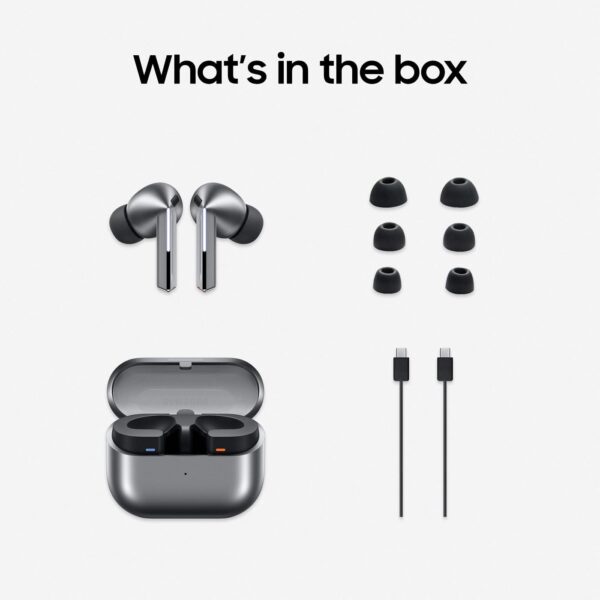 Samsung Galaxy Buds3 Pro Grey with Galaxy AI, Wireless Earbuds - Image 3