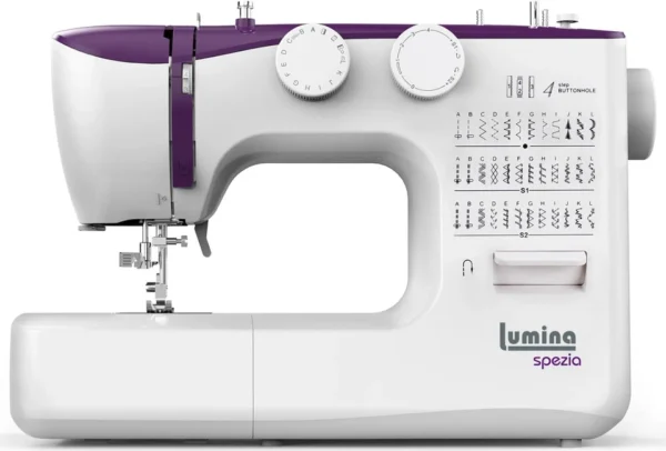 Spezia High Speed Sewing Machine with Accessory Kit | Strong Motor, Automatic..