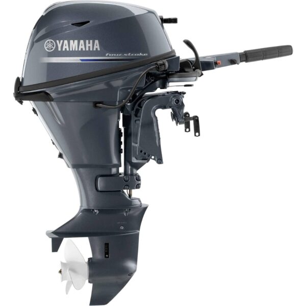 Yamaha 15 HP Tiller Outboard Motor - Image 2