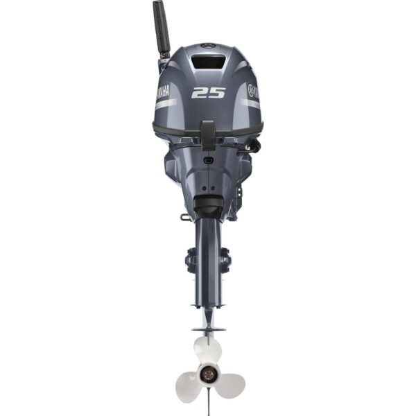 Yamaha 25 HP Tiller Outboard Motor - Image 5
