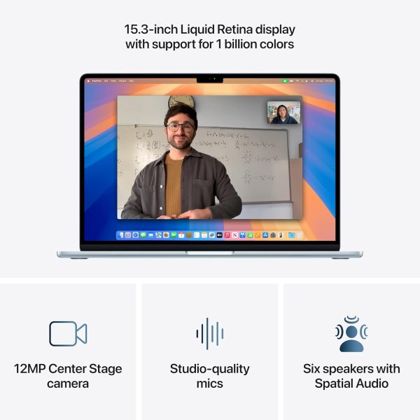 Apple 2025 MacBook Air 15-inch Laptop with M4 chip: Built for Apple Intelligence, 15.3-inch Liquid Retina Display - Image 4