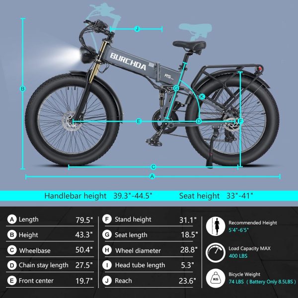 Dual Motor 2000W/1000W Electric Bike for Adult 48V 30AH/20Ah Removable Battery - Image 11