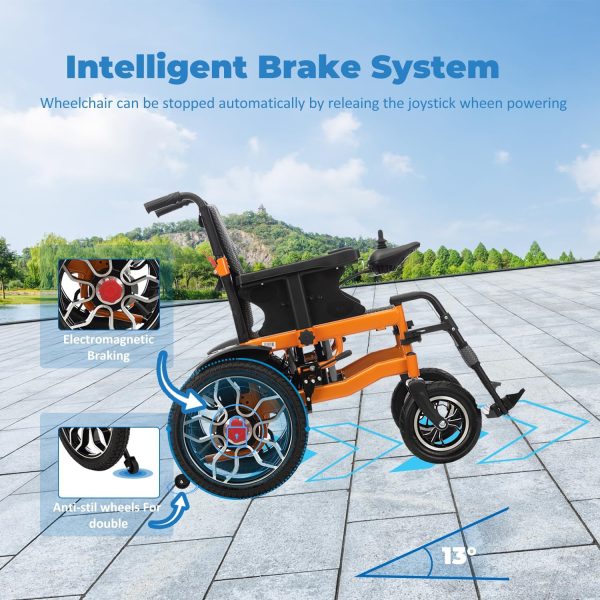 Electric Wheelchair for Adults,ightweight Foldable Power Wheelchair,500W Dual Motors - Image 7