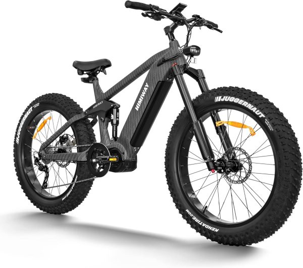 Himiway Cobra Pro 26"x4.8" Fat Tire Electric Bike 1000W, 80MI Long Range with Four-Bar Linkage Suspension