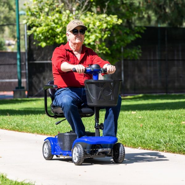 Mobility Scooter for Adults, Senior 4 Wheels Electric Powered Chargeable Device for Travel - Image 3