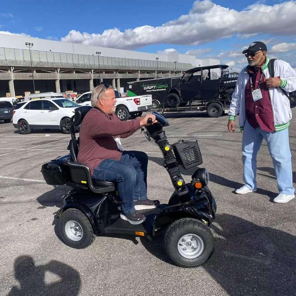 Mobility Scooters for Seniors & Adults 600lbs Capacity, Heavy Duty 4-Wheel 3-Speed Electric Powered Wheelchair Device 1000W - Image 8