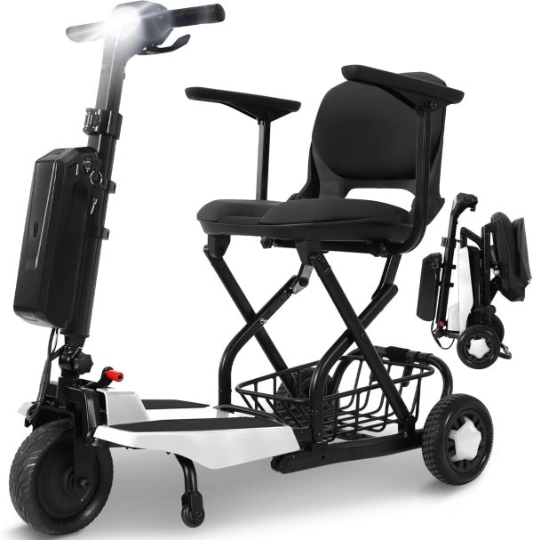 Super Light Flight Portable Folding Mobility Scooter for Adults, 36 lbs