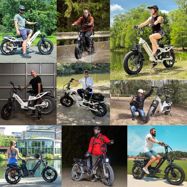 W Wallke AWD Dual Motor Electric Bike for Adults, UL2849 Certified, 48V 60Ah Battery - Image 10